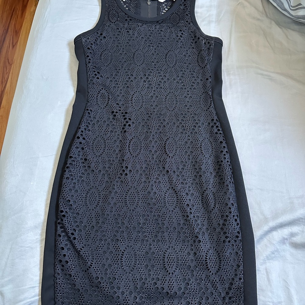 RACHEL Rachel Roy Black Lace Mini Dress